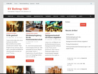 sv-bottrop21.de Webseite Vorschau