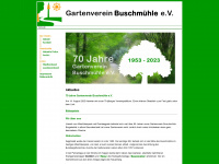 gartenverein-buschmuehle.de Webseite Vorschau