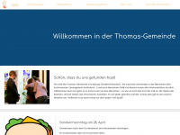 thomas-gemeinde.de Webseite Vorschau