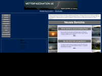 wetterfaszination.de Webseite Vorschau