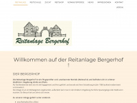reitanlage-bergerhof.de Webseite Vorschau