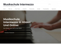 musikschule-intermezzo.de Webseite Vorschau