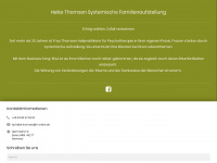 heike-thomsen.de Webseite Vorschau
