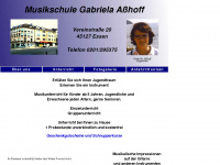musikschule-gabriela-asshoff.de Webseite Vorschau