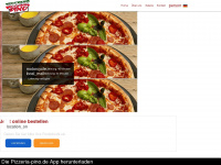 pizzeria-pino.de Webseite Vorschau