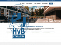 hvb-gymnasium.de Webseite Vorschau