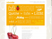 cafezikade.de Webseite Vorschau