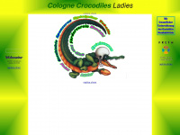 cologne-crocodiles-ladies.de Webseite Vorschau