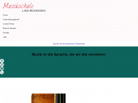 musikschule-buendgen.de Webseite Vorschau