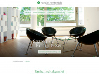 kanzlei-kentenich.de Webseite Vorschau