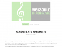 musikschule-riethmacher.de Webseite Vorschau