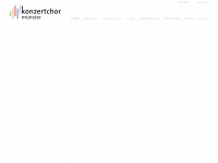 konzertchor-muenster.de Webseite Vorschau