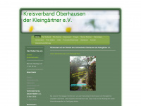 kleingaertner-oberhausen.de Webseite Vorschau