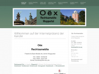 rechtsanwalt-oex-wuppertal.de Webseite Vorschau