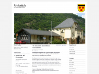 gemeinde-ahrbrueck.de Webseite Vorschau