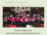 musikverein-niederheckenbach.de Webseite Vorschau