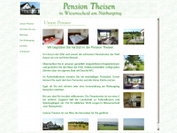 pension-theisen.de Webseite Vorschau