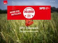 spd-oderwald.de Webseite Vorschau