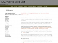 worldbirdnames.org Webseite Vorschau