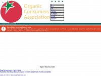 organicconsumers.org Webseite Vorschau