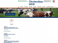 oekolandbau.nrw.de Webseite Vorschau
