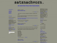 satznachvorn.blogger.de Webseite Vorschau