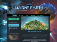 imagineearth.info Webseite Vorschau