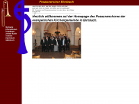 posaunenchor-birnbach.de Webseite Vorschau