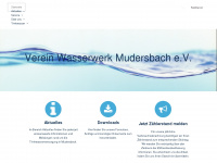 wasserwerk-mudersbach.de Webseite Vorschau