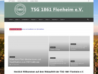 tsg-flonheim.de Webseite Vorschau