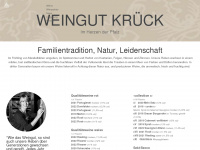 weingut-krueck.de Webseite Vorschau