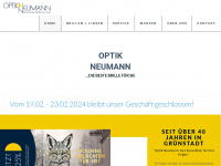 optikneumann.de Webseite Vorschau