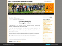 cdu-hettenleidelheim.de Webseite Vorschau