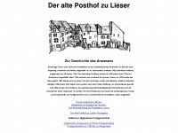 alter-posthof-lieser.de Webseite Vorschau