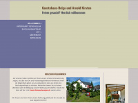 gaestehaus-arnold-kirsten.de Webseite Vorschau