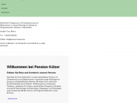 pension-koelzer.de Webseite Vorschau