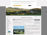 hersdorf-eifel.de Webseite Vorschau