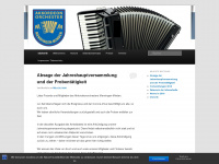 akkordeonorchester-mm.de Webseite Vorschau