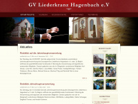 liederkranz-hagenbach.de Webseite Vorschau