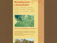 maislabyrinth-leimersheim.de Webseite Vorschau