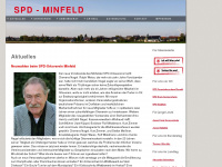 spd-minfeld.de Webseite Vorschau
