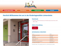 kindergarten-leimersheim.de Webseite Vorschau