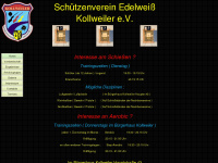 schützenverein-kollweiler.de Webseite Vorschau