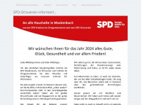 spd-mackenbach.de Webseite Vorschau