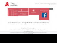 tiger-apotheke.de Webseite Vorschau