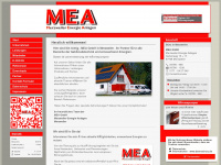 mea-schneider.de Webseite Vorschau