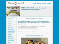 falkenberg-grundschule.de Webseite Vorschau