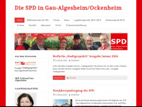 spd-gau-algesheim.de Webseite Vorschau