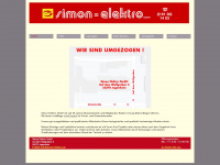 simon-elektro.de Webseite Vorschau