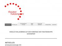 theater-hatzenport.de Webseite Vorschau